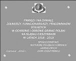 Odsłonięcie pamiątkowej tablicy
